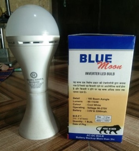 9 Watt Ac/Dc Inverter Led Bulb Application: Home