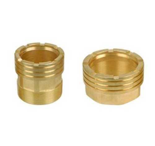 Round Golden Brass Upvc Insert