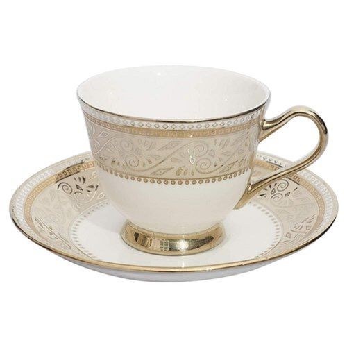 White Porcelain Cup Saucer Set at Best Price in Junagadh