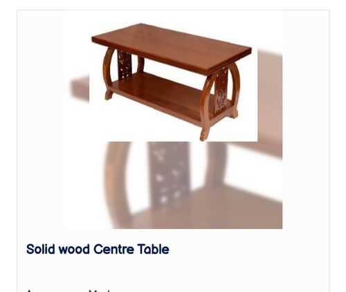 Durable Modern Design Solid Wood Centre Table