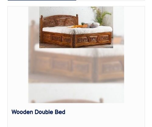 Modern Style Wooden Double Bed