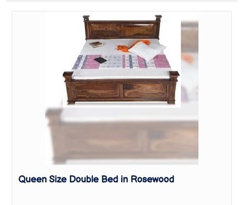 Queen Size Double Bed in Rosewood