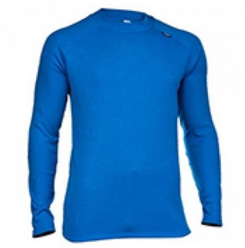 Blue Simple Warm Top Man Pullover