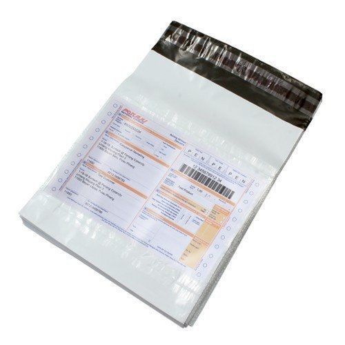 White Color Printed Tamper Proof Courier Bags