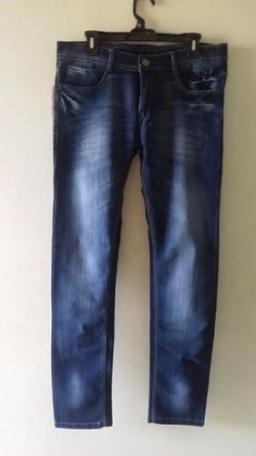 blue denim jeans for mens stretchable faded slim fit high quality casual wear 380