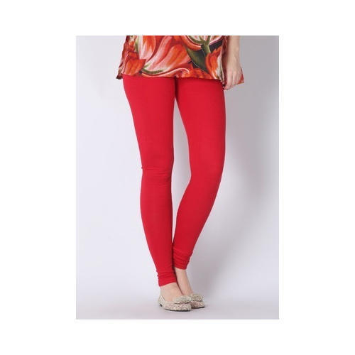Indian Churidar Plain Legging For Ladies, Extra Comfortable, Regular Wear,  Red Color, Size : Small, Medium, Large, Xl,xxl at Best Price in Chennai