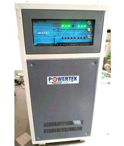 Grey Commercial Single Phase Industrial Ups System