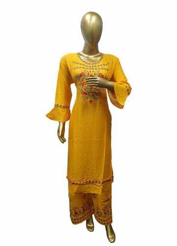 Cotton Embroidery Designer Ladies Kurti 