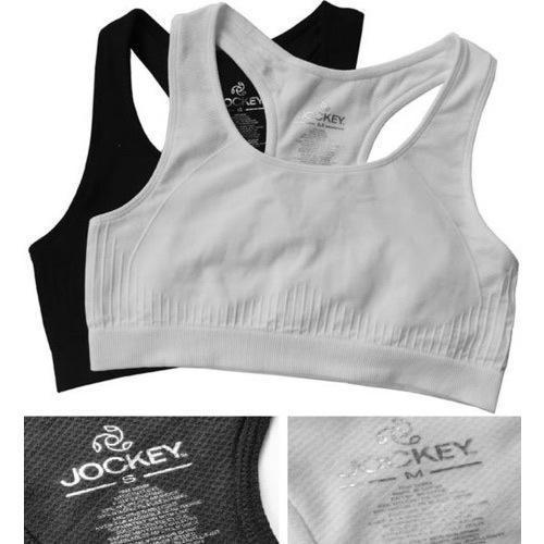 Jockey Plain Sports Bra For Ladies Suited For Casual Outings, White And  Black Color, Inner Wear Size: Available In Many Different Size at Best  Price in Pune