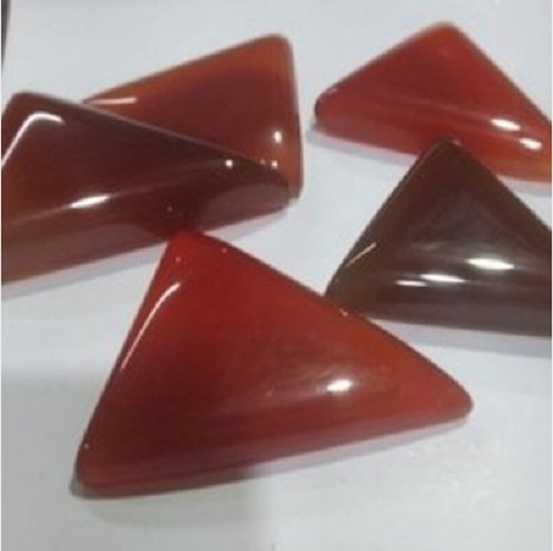 35 Mm 7 Mohs Oval Natural Red Onyx Stone - 10 gm Weight, 35 mm Size, Hardness 7 Mohs, Refractive Index 1.540 | Color Any Gemstone Material