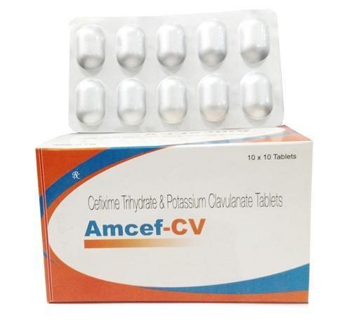 Cefixime And Potassium Clavulanate Antibiotic Tablets