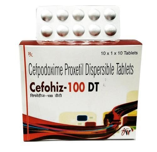 Cefpodoxime Proxetil 100 MG Dispersible Antibiotic Tablet