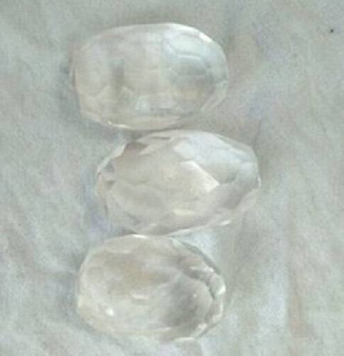Finish Polished White Color Tumble Crystal Stone