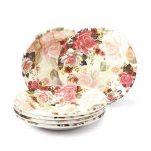 Flower Designer Melamine Dinner Plate