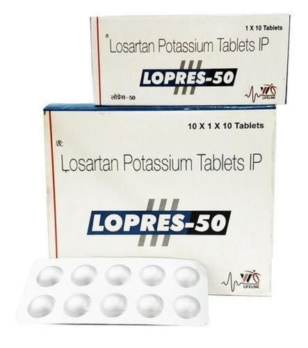 Losartan Potassium 50 Mg Hypertension Tablets Cas No: 124750-99-8