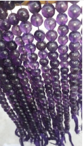 Natural Ametyst Beads Bracelet - 8 mm Round Blue Ametyst, Fashion Jewelry for Women | Perfect for Anniversary, Engagement, Gift, and Party Occasions