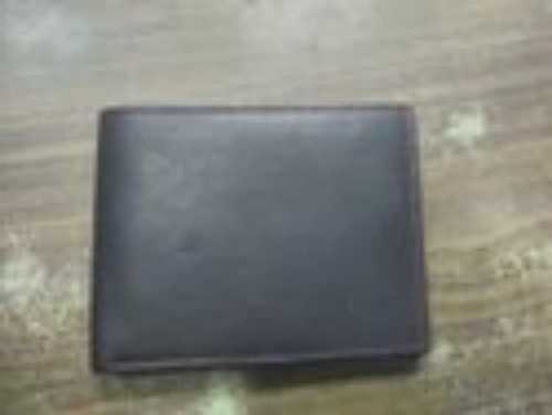 Plain Black Leather Wallet Design: Modern