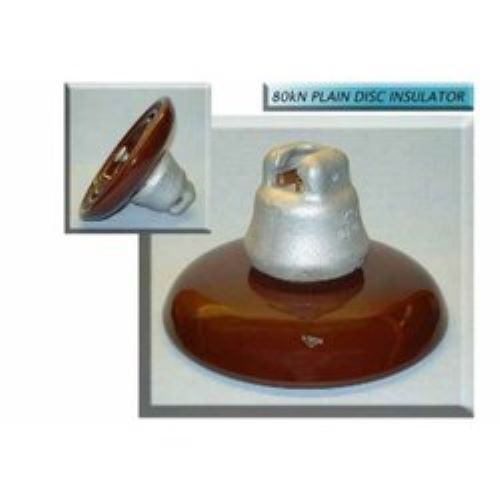 Brown Polished Porcelain Disc Insulator