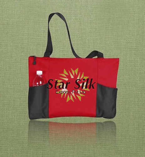 Multicolor Recycled Organic Canvas Shopping Tote Bag (Sb-001C)