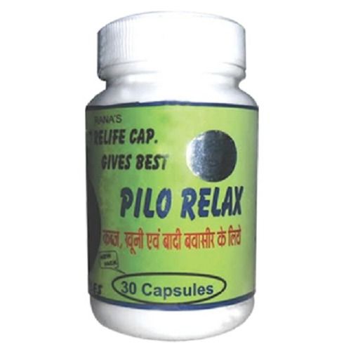 Ayurics Pilo Relax Capsule, Piles Cure, High Quality, Packaging Size : 30 Capsule General Medicines