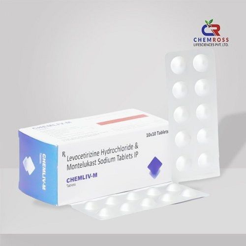 Levocetirizine Dihydrochloride And Montelukast Sodium Anti Allergic Tablets
