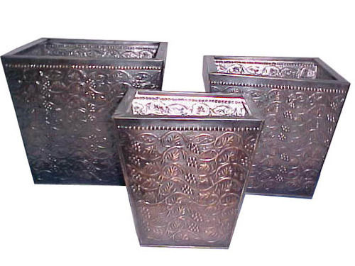 Light Weight Square Iron Planter