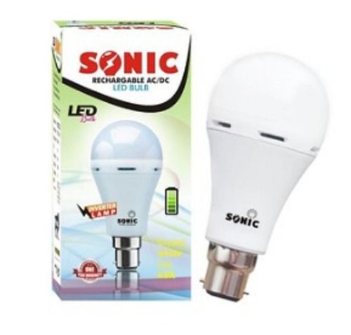 9W Rechargeable Ac Dc Led Bulb Body Material: Ceramic