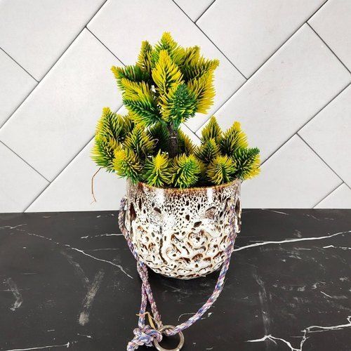 Various Colors Are Available Designer Ceramic Pot Hanging Planter