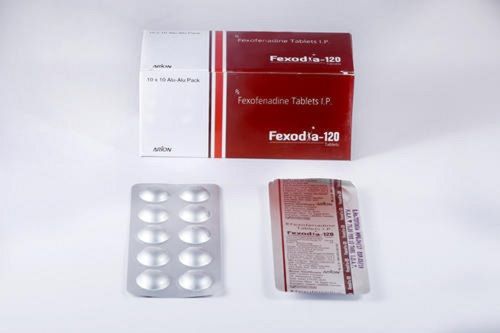 Fexofenadine 120 MG Antihistamine Tablets