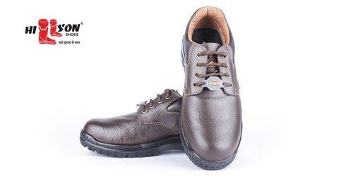 Black Hillson Argo Leather Safety Shoes