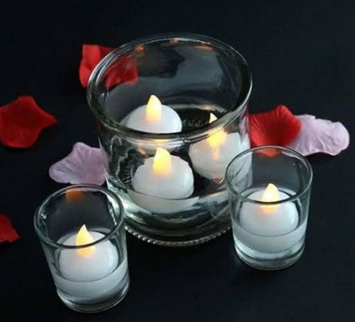 Led Water Sensor Floating Candle Application: Home & Festive Decoration