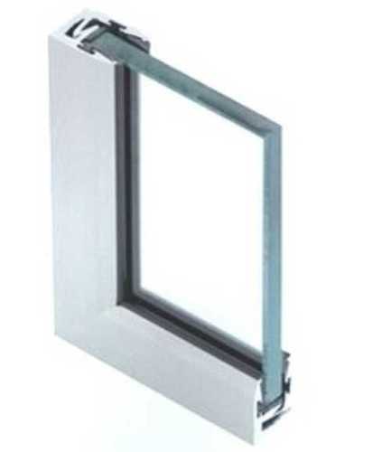 Silver Polished Finish Pure Window Aluminium Section