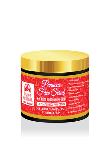 Safe To Use Pure Herbal Anti Aging Scrub 100Gm