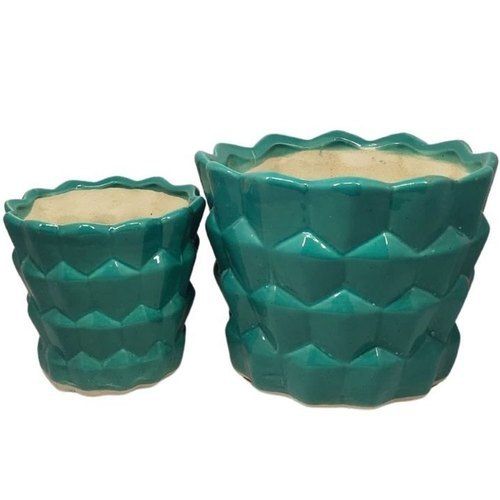 Wide Space Ceramic Planters Pot