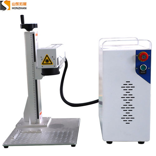 HONZHAN Mini Desktop Fiber Laser Marking Machine for Copper Steel Aluminium Silver Jewelry