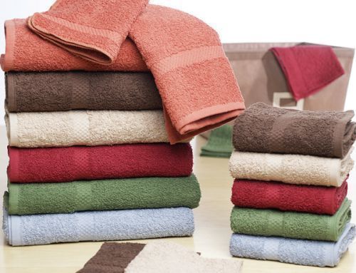 Eco-Friendly Plain Colored Bath Towels