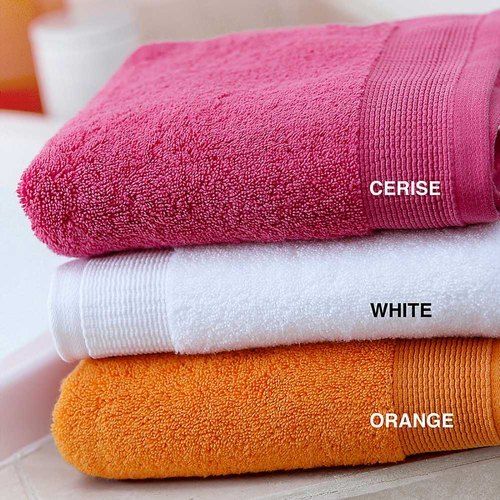 Multi Color Plain Cotton Bath Towels