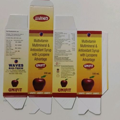 Printed Kraft Paper Medicine Packaging Box