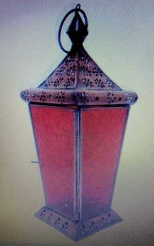 Decorative Red Metal Lamp Design: Trendy