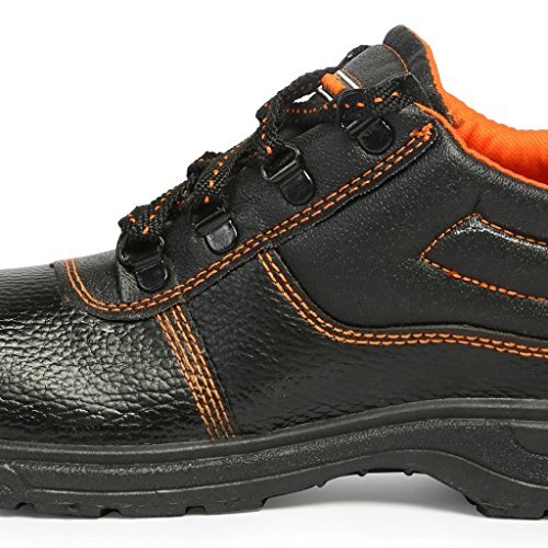 Hillson Beston Safety Shoe (Size-9 Uk, Black)