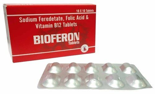 Sodium Feredetate Folic Acid And Vitamin B12 Tablets