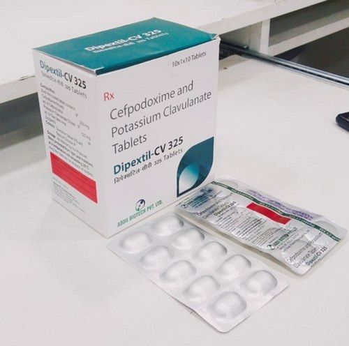 Cefpodoxime And Potassium Clavulanate 325 Mg Antibiotic Tablets