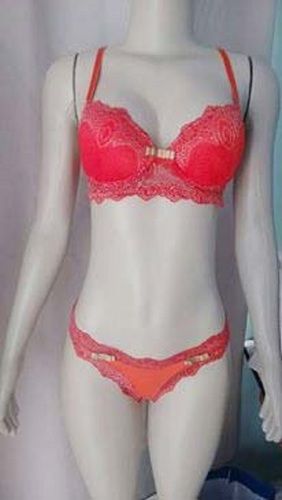 Cotton Ladies Red Lace Bra Panty Set at Best Price in Ghaziabad