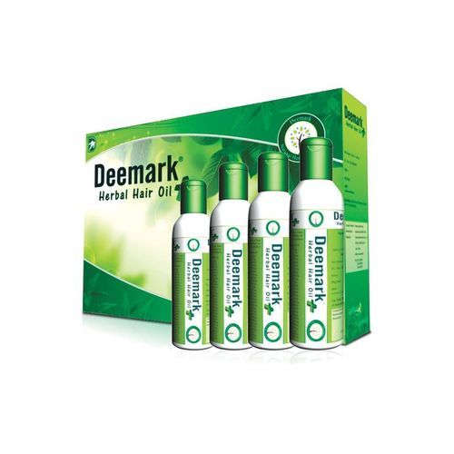 Deemark Herbal Hair Oil Plus  | with 20 Natural Herb extracts, Controls hair fall, Fights Dandruff, Ayurvedic Nourishment for Hair