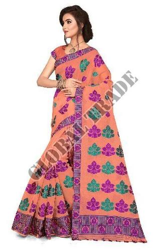 Multicolor Designer Mekhela Chador Saree