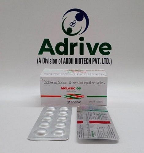 Diclofenac Sodium And Serratiopeptidase Painkiller Tablets