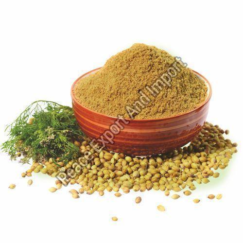 FSSAI Certified Natural Healthy Dried Brown Coriander Powder