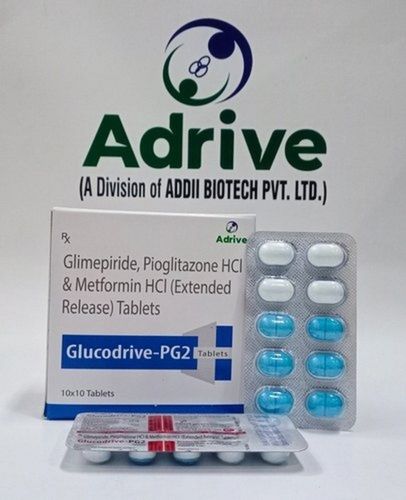 ग्लिमपीराइड पियोग्लिटाज़ोन और मेटफ़ॉर्मिन एक्सटेंडेड रिलीज़ टैबलेट