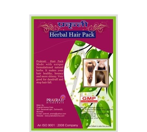 Herbal Hair Pack For Removing Dandruff And Preventing The Hair Fall