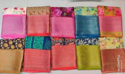 Various Machine Made Ladies Wear Silk Sarees